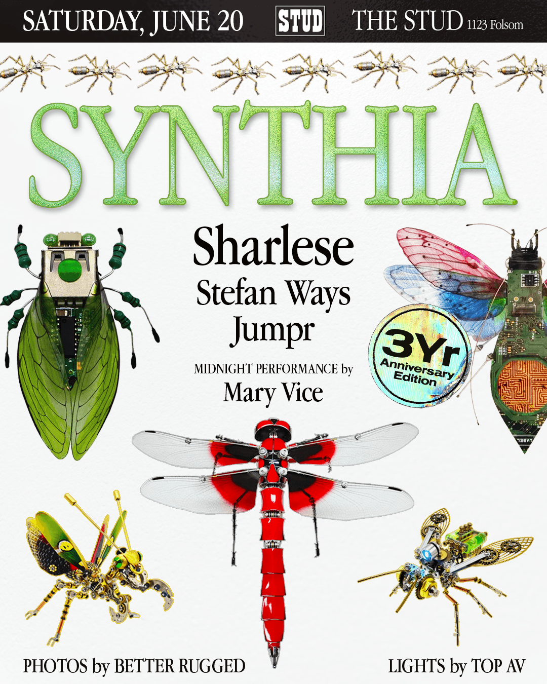 SYNTHIA 3YR ANNIVERSARY: Sharlese & Stefan Ways