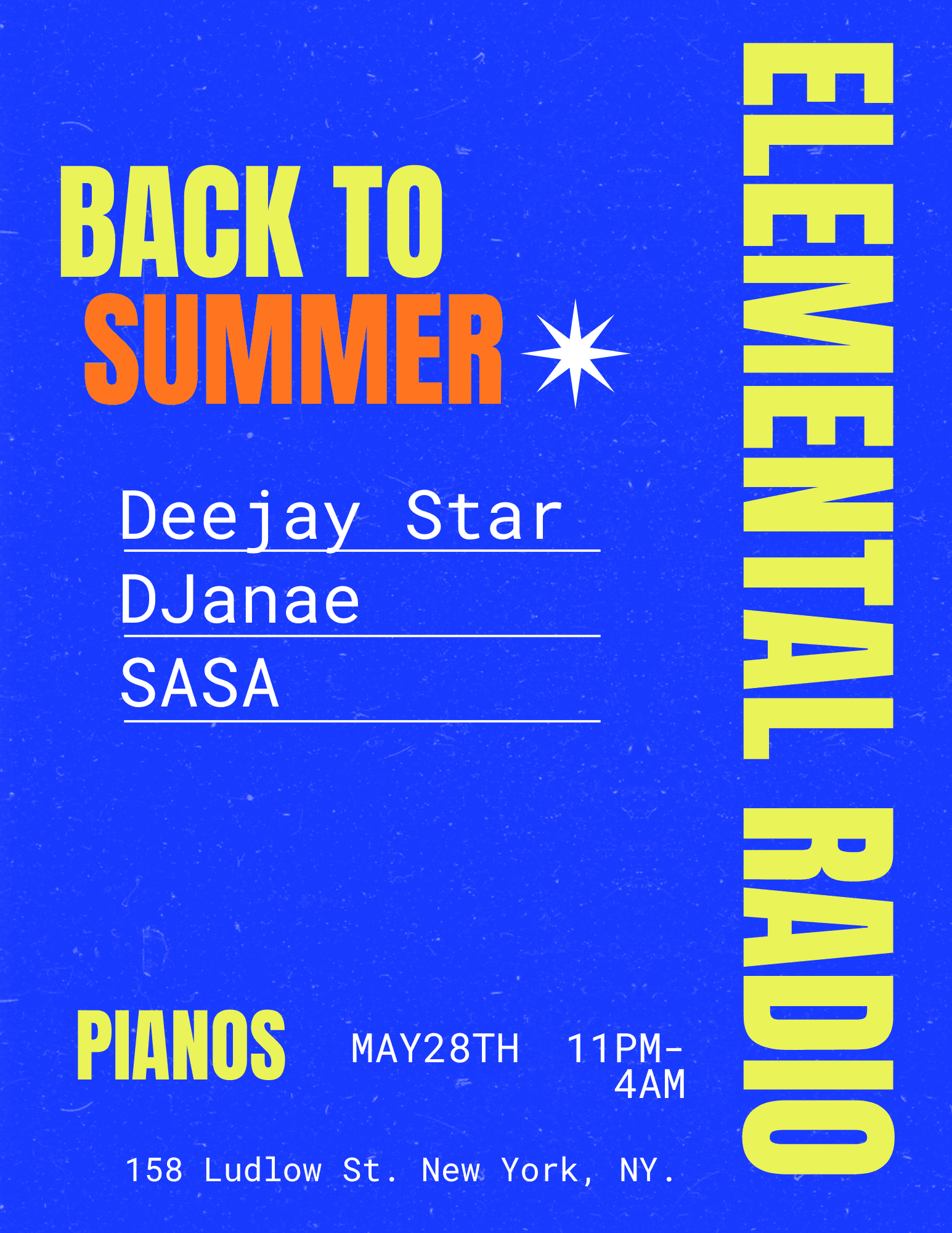 Back to Summer Jam