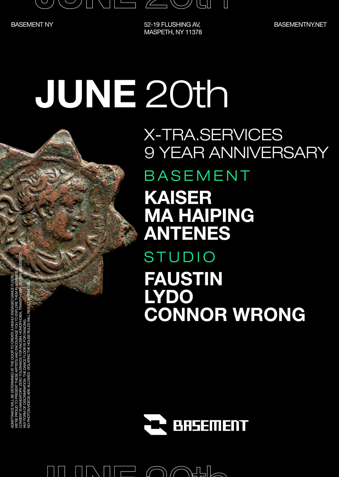 X-TRA.SERVICES: Kaiser / Ma Haiping / Antenes / Faustin / LYDO / Connor Wrong