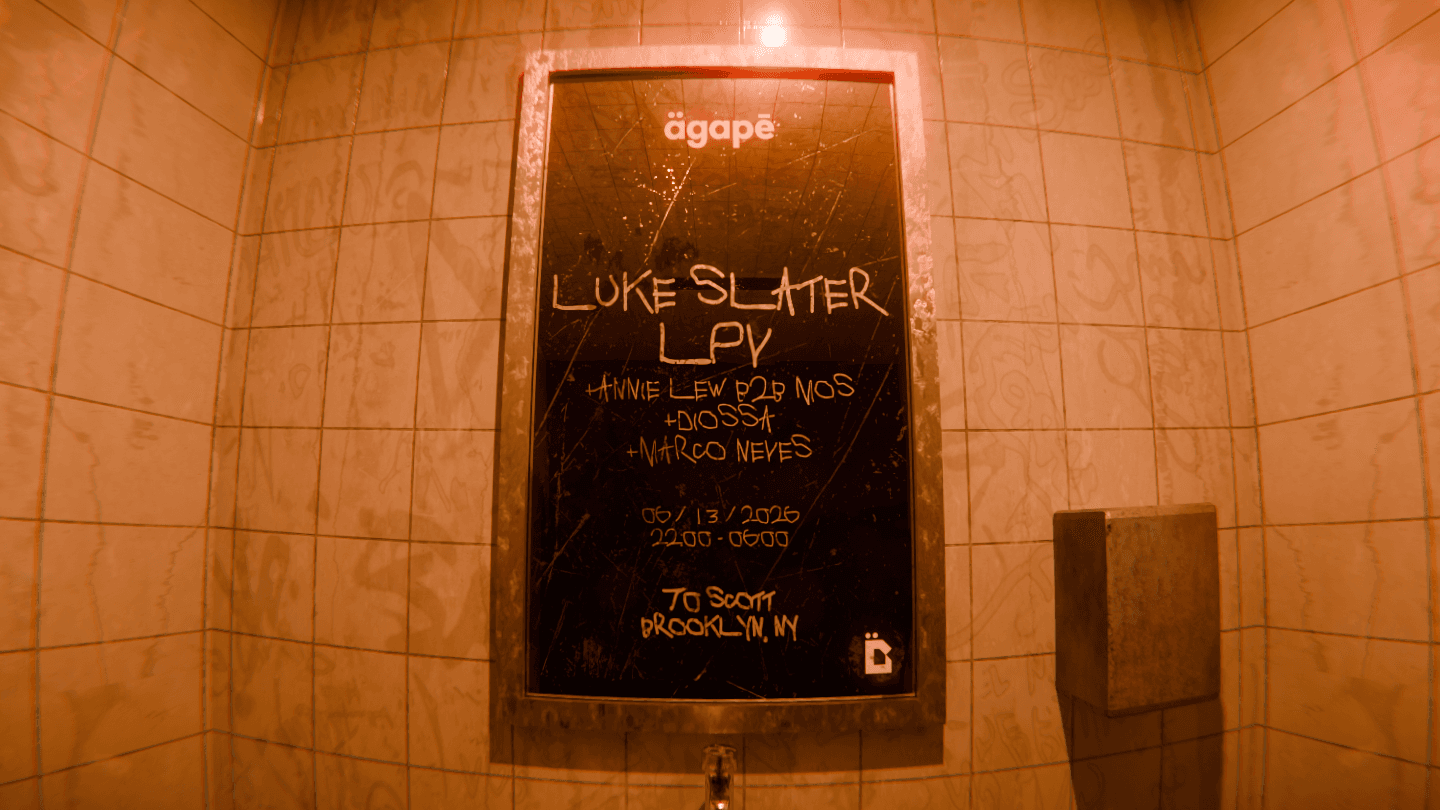 AGAPĒ PRESENTS: Luke Slater + LPV