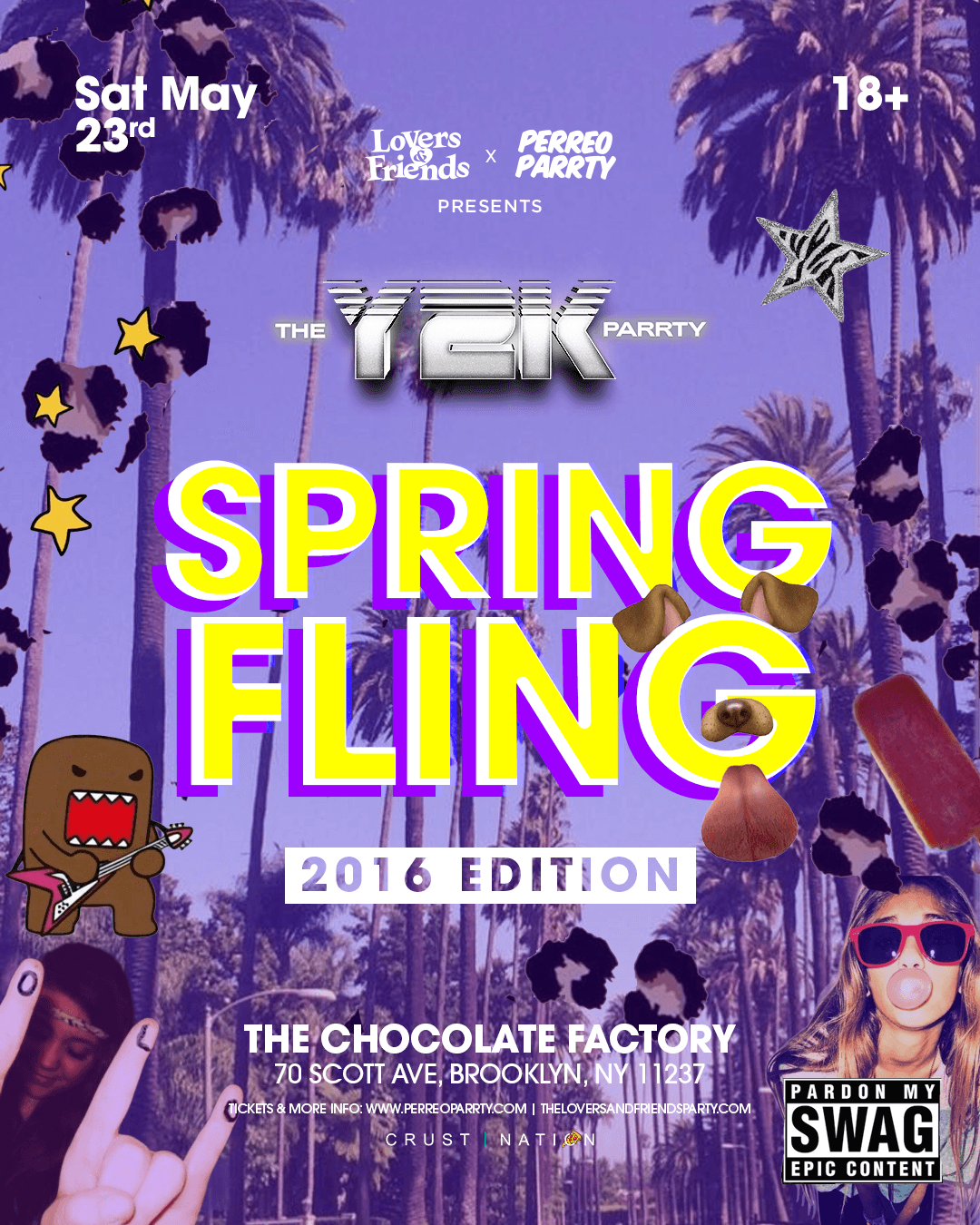 SPRING FLING - Y2K Parrty - 2016 Edition - Brooklyn Warehouse Party - 18