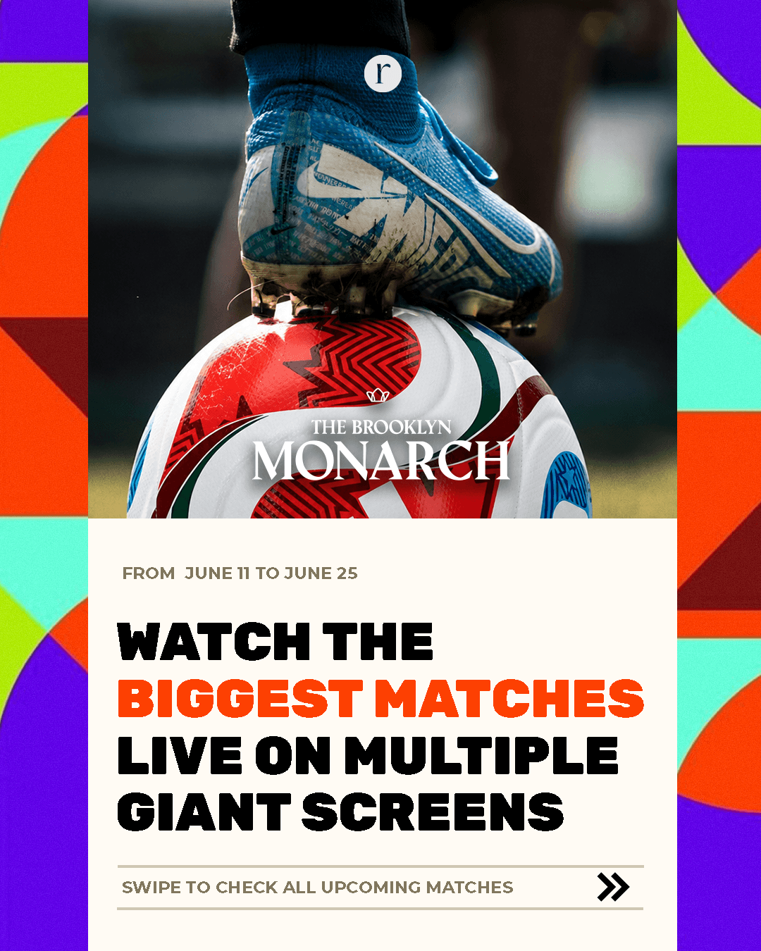 FÚTBOL: THE WORLD'S GAME LIVE ON GIANT SCREEN → FREE RSVP