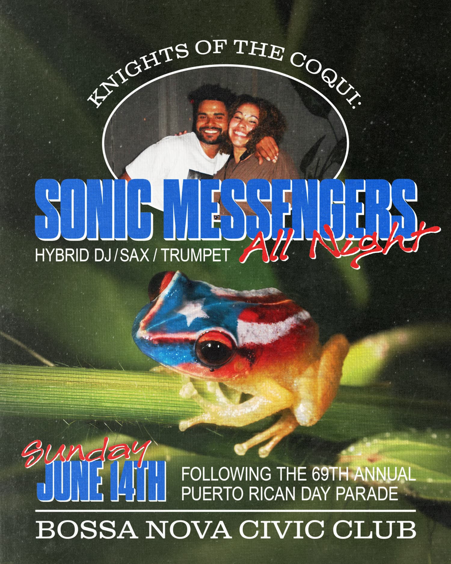 Puerto Rican Day: Sonic Messengers ALL NIGHT
