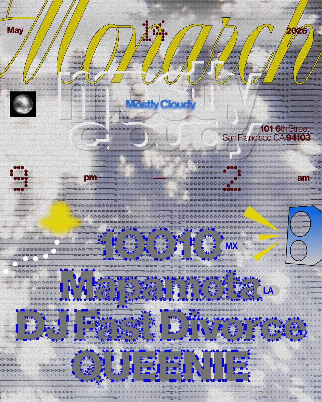 Mostly Cloudy: 1OO1O