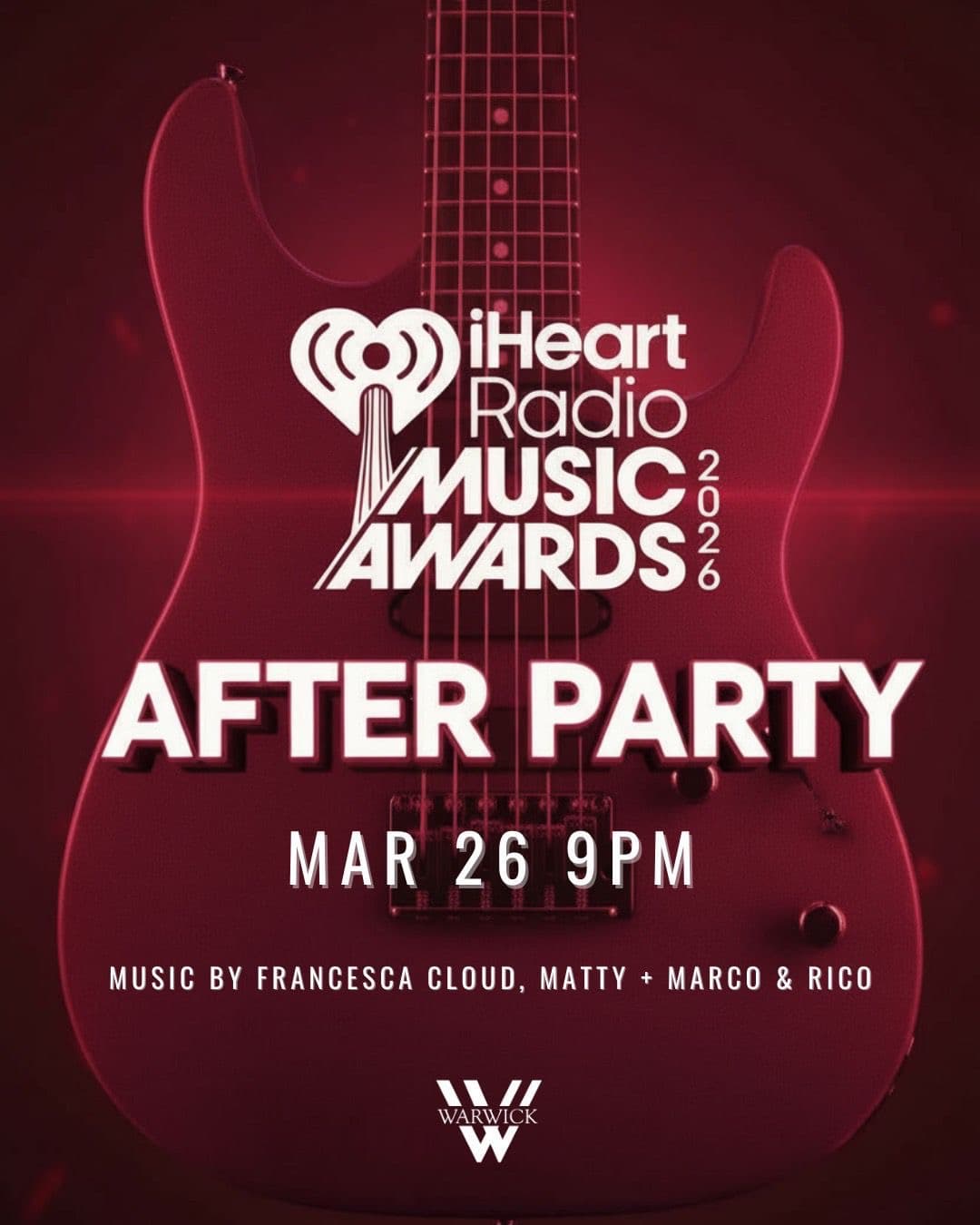 iHeartRadio Music Awards After Party at Warwick Hollywood